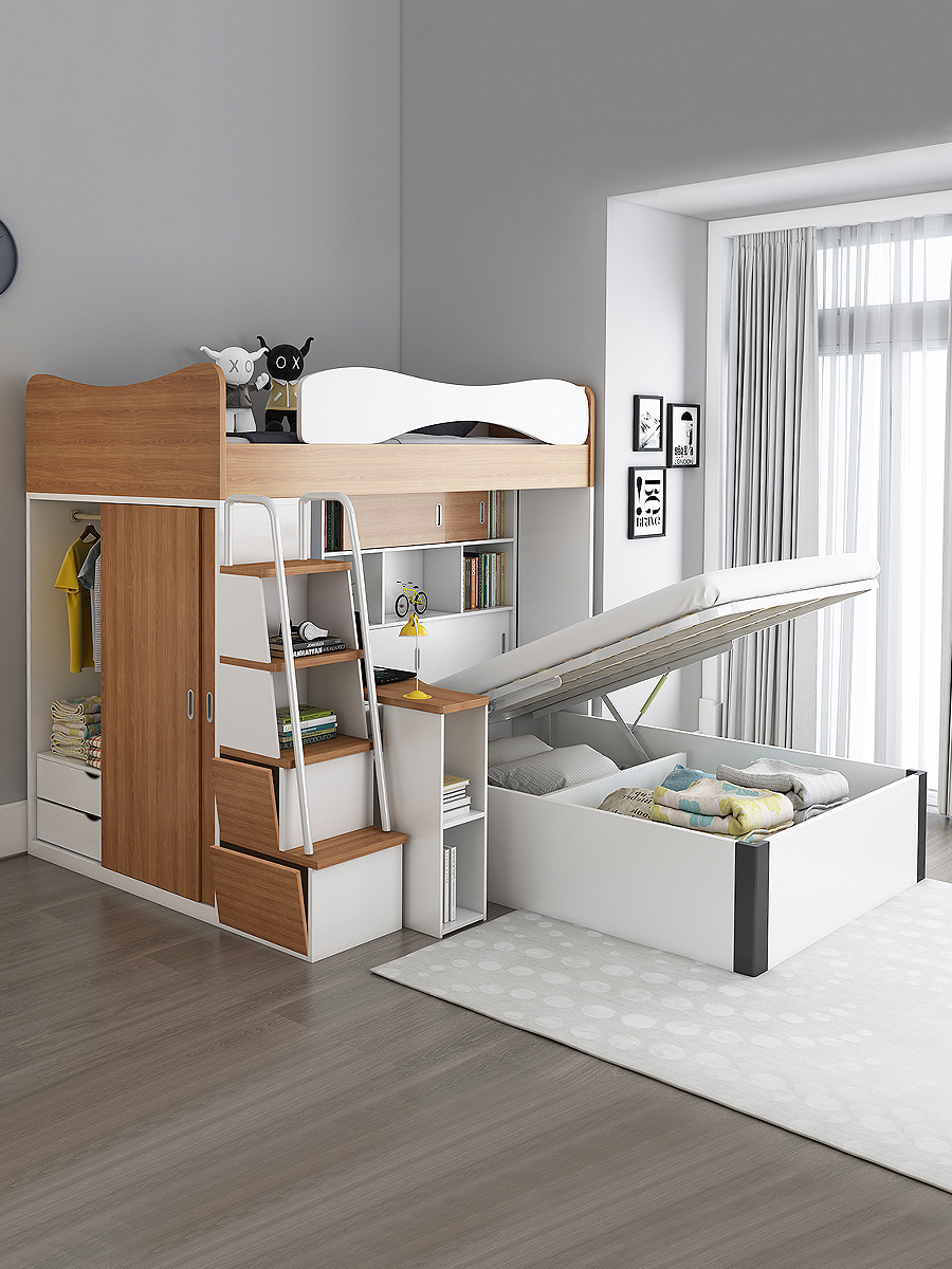 衣柜床头柜一体