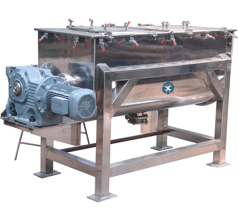 螺条式混合机卧式混合机粉体混合机带夹套混合机防腐螺条式混合机