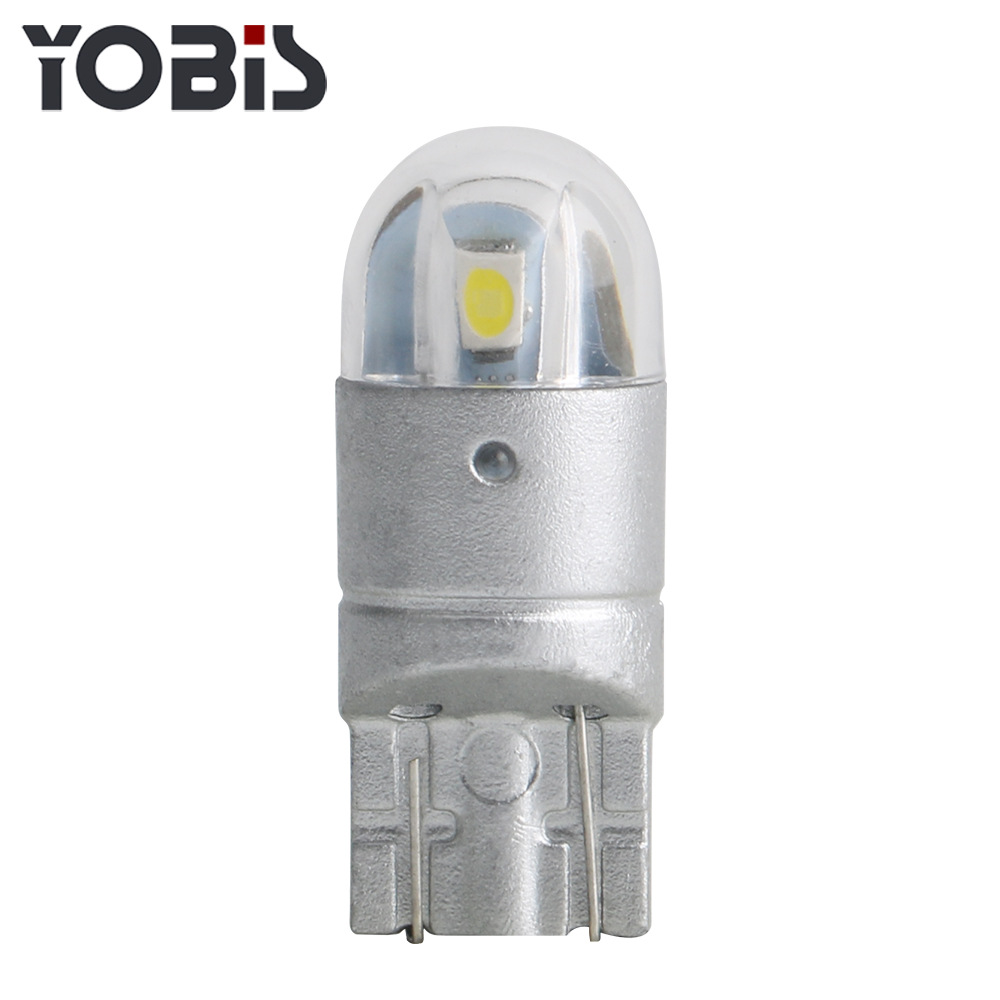 Youbisi New Car Led T10 3030 Small Bulb 2led Width Lamp Door Side Light Reading Light SMD