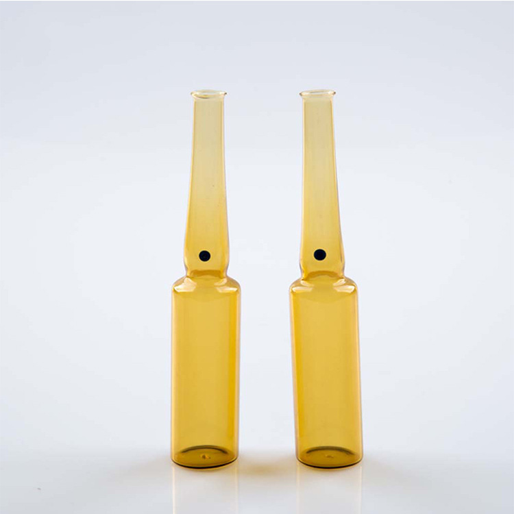 厂家订做大量曲径易折低硼硅玻璃安瓿易折曲颈安瓿规格可定制