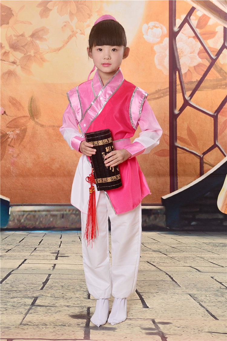 古装汉服少儿书童国学服幼儿女三字经舞蹈服男童弟子规古诗朗诵服
