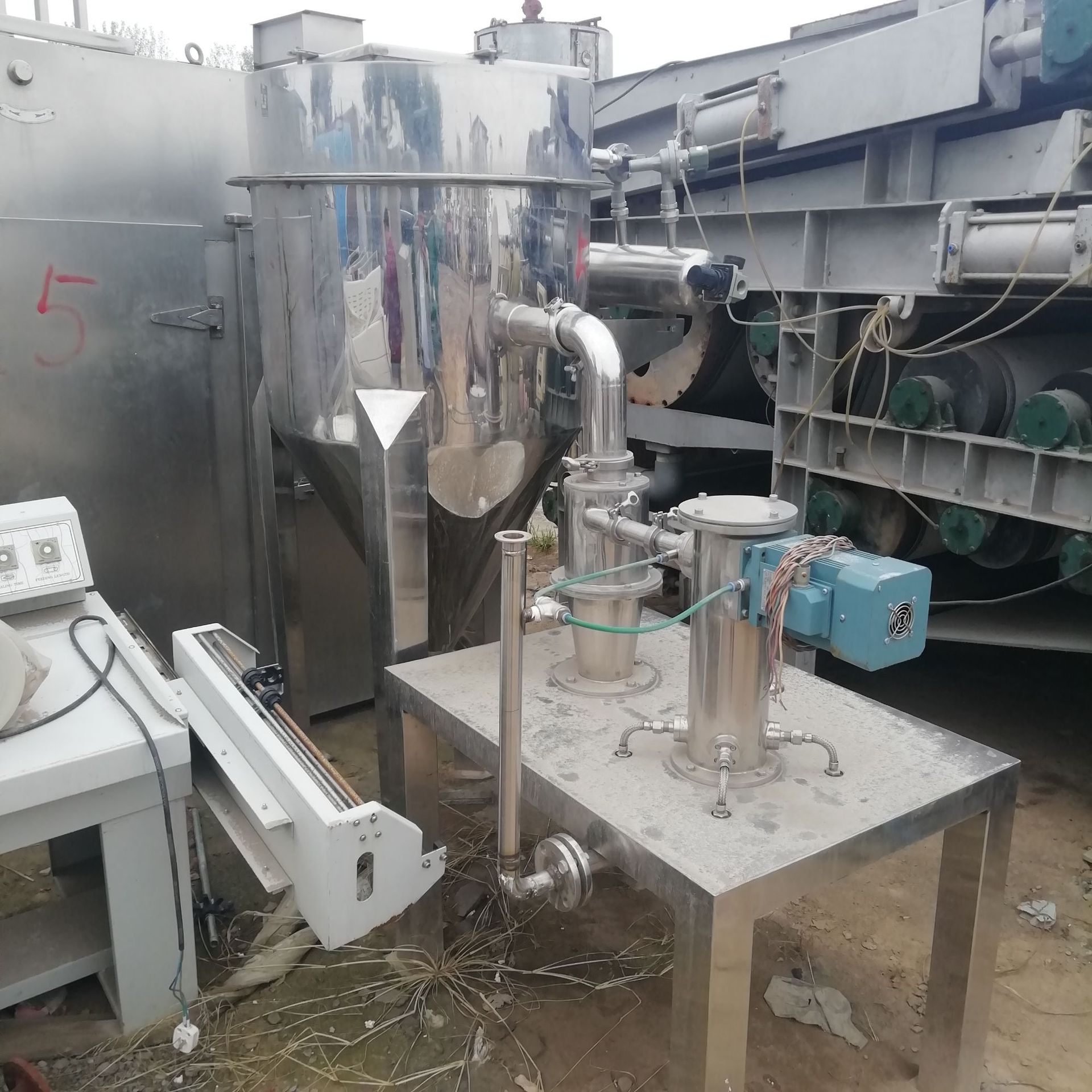 二手气流粉碎机密友qyf100型流化床气流粉碎机超微粉碎超细