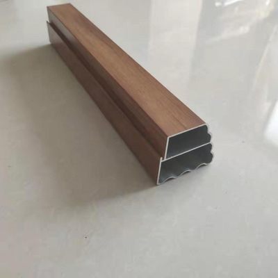 仿木纹铝合金花箱槽热转印型材集各类铝型材装饰装潢建筑工程材料
