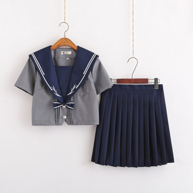 风琴正统jk制服裙变形襟女水手服日系软妹中间服校服学院风套装