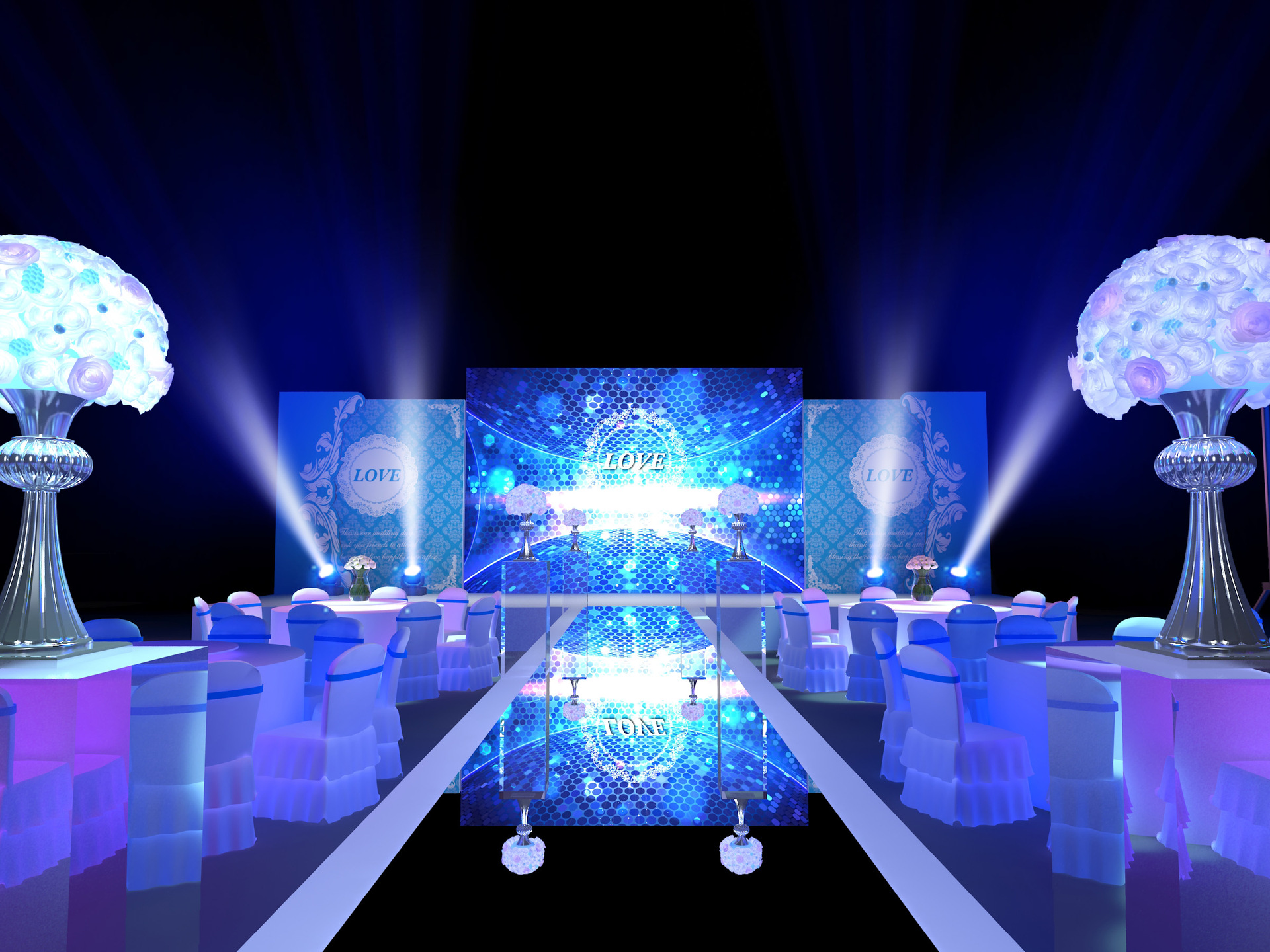 婚礼舞台设计,打造最美的婚礼!