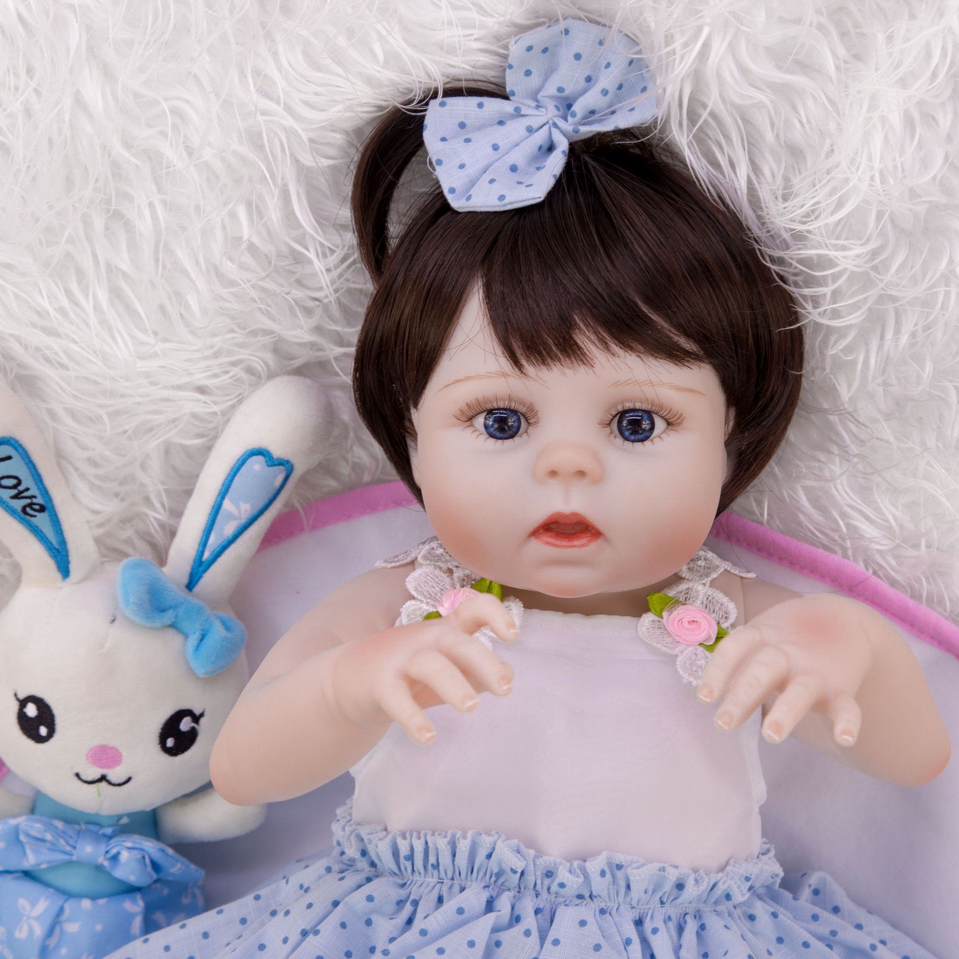 keiumi 19寸全硅胶重生娃娃仿真婴儿reborn baby