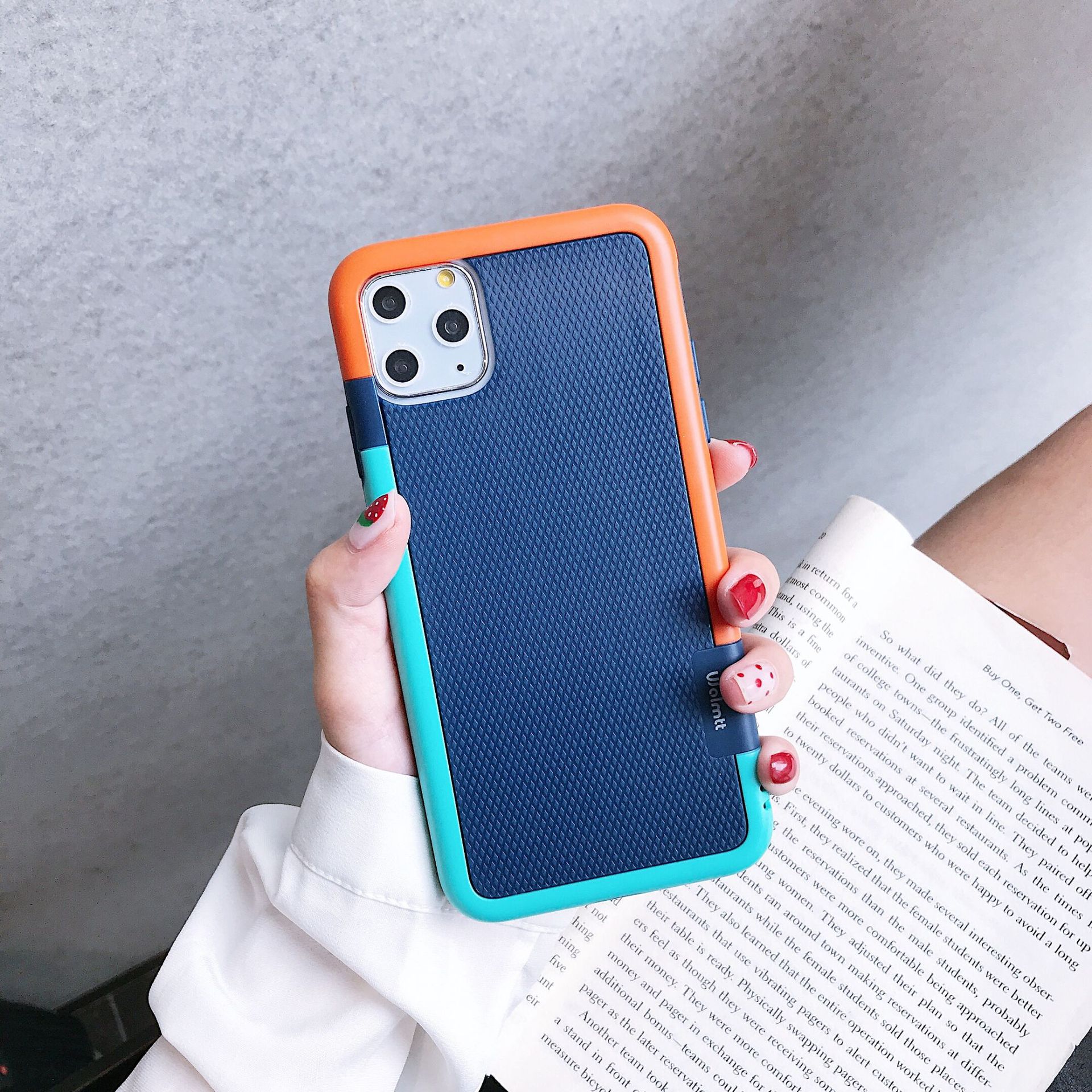 苹果11全包手机壳适用于11pro max硅胶撞色全包11pro防摔保护套