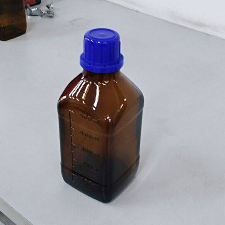 方身茶色试剂瓶配gl54螺口盖玻璃大口瓶分装试剂厂家