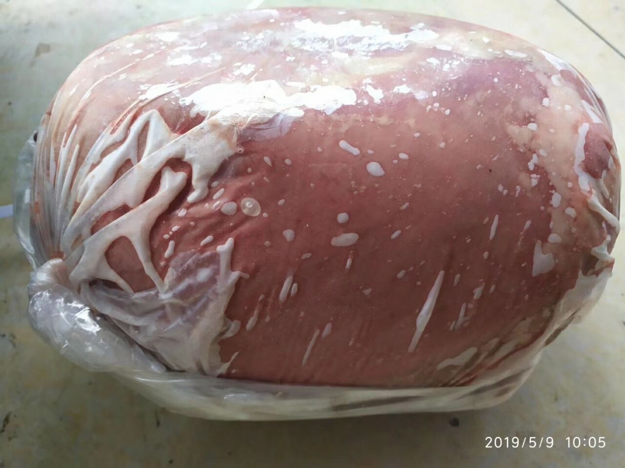 冷冻国产牛霖牛腿肉 精修元宝肉 牛三扒牛林牛霖 抄码装