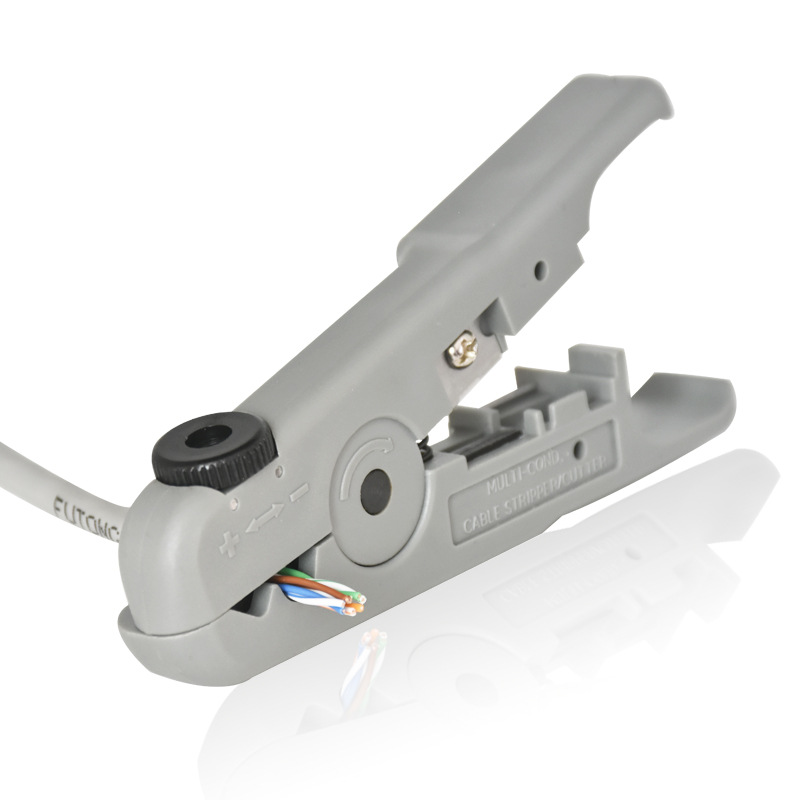 厂家批发剥剪双用剥线器网络工具旋转剥皮器手动剥线刀网线剥线钳