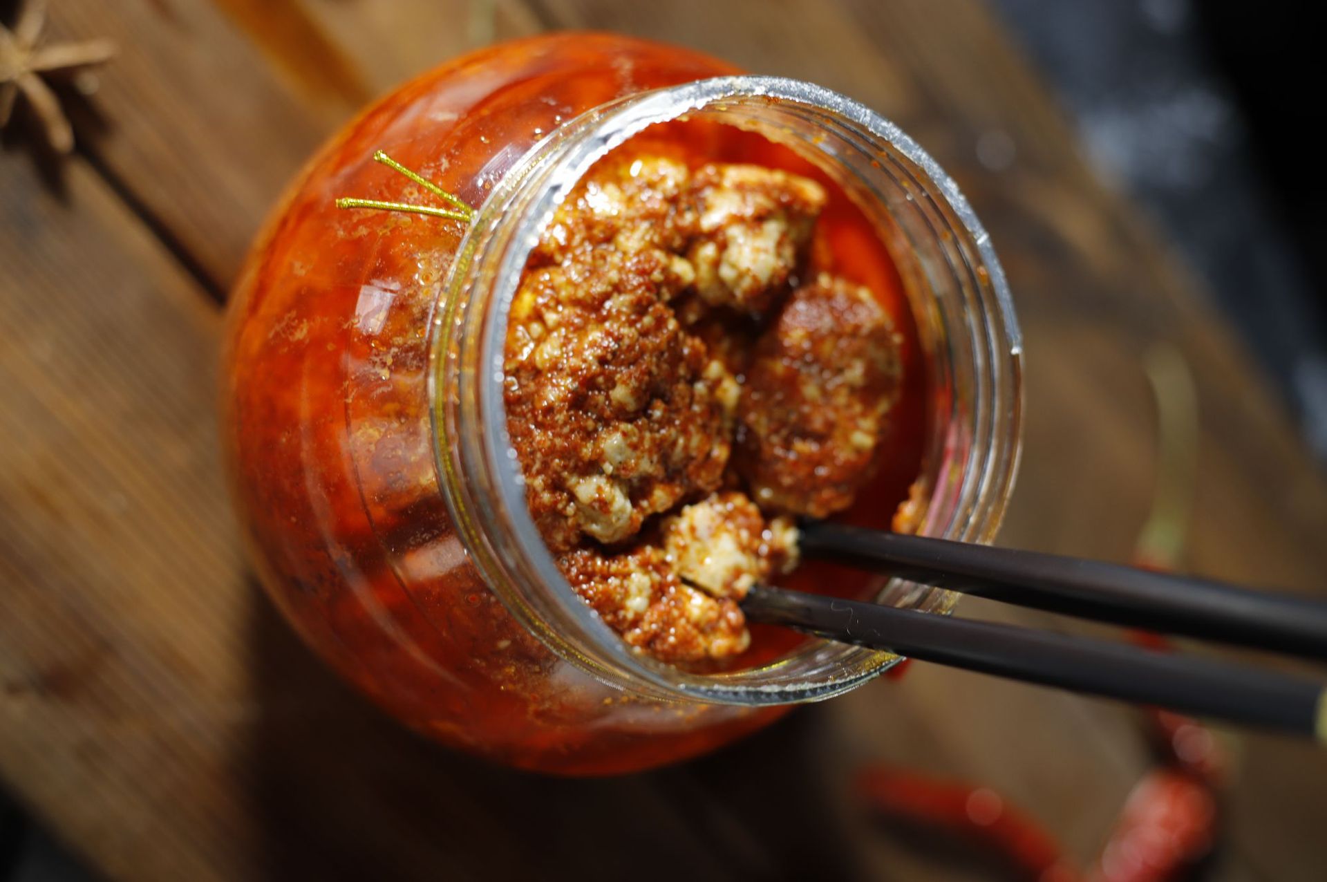 湖南特产霉豆腐锦程红油腐乳820g豆腐乳香辣调味品下饭菜拌面