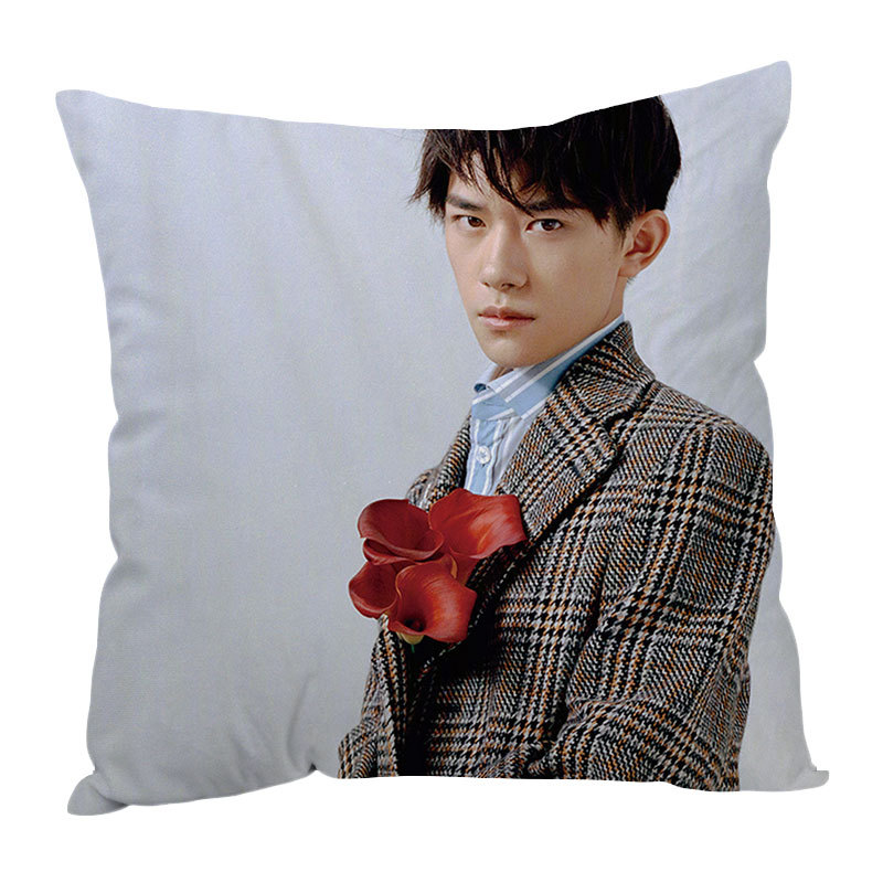 tfboys易烊千玺周边同款抱枕靠垫定制来图定做照片海报生日礼物品