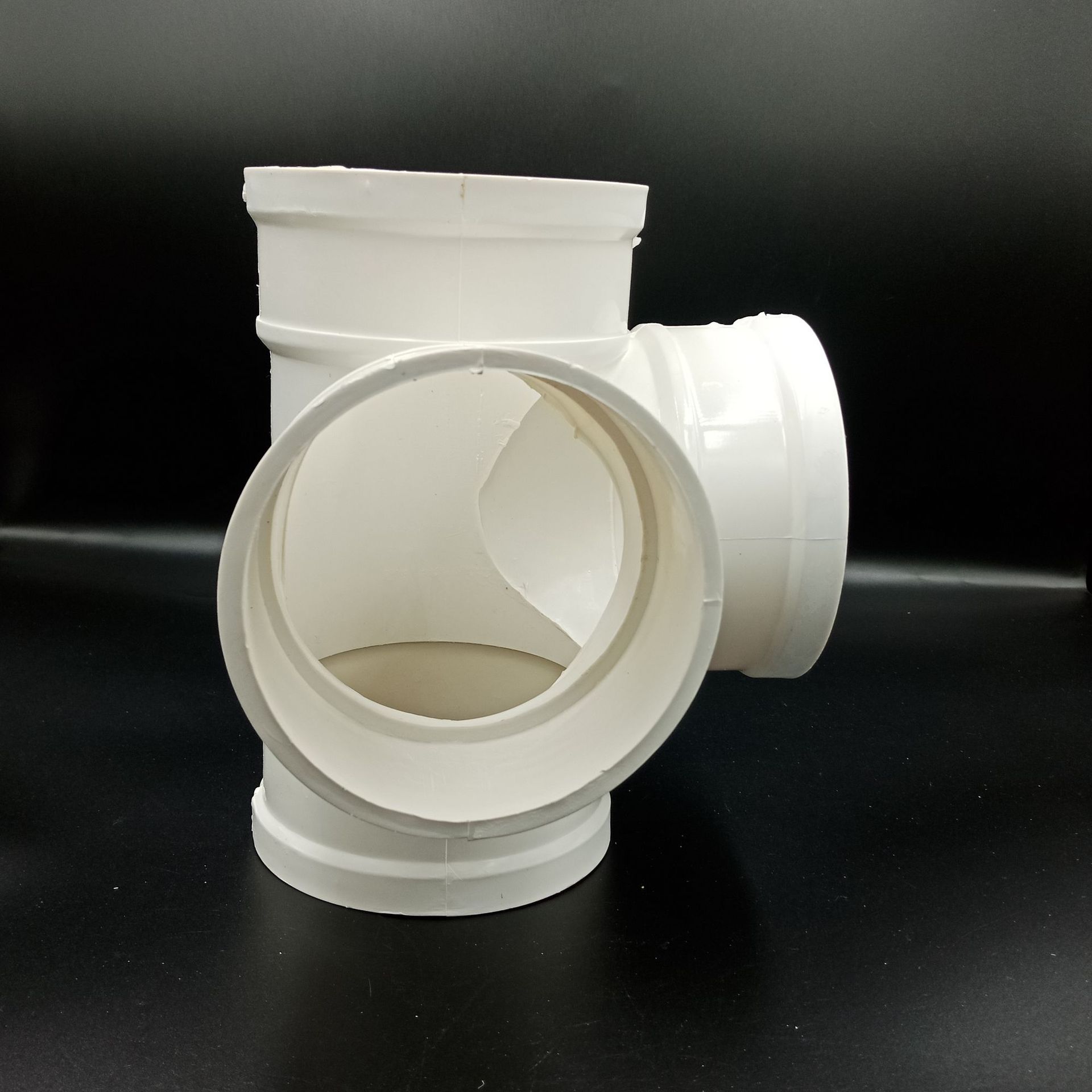 pvc排水管件配件 直角四通pvc排水四通 异径立体四通 pvc立体三通