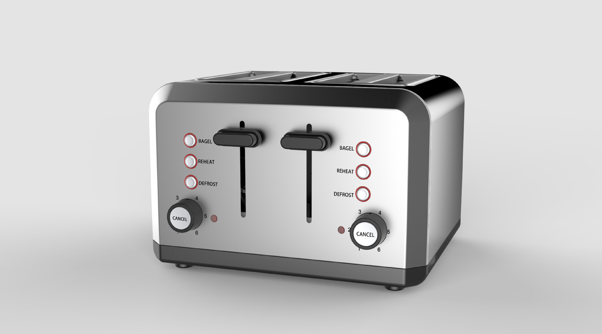 康雅ky-850ak四槽烤面包机多功能多士炉多色可选可焗鸡翅多士炉