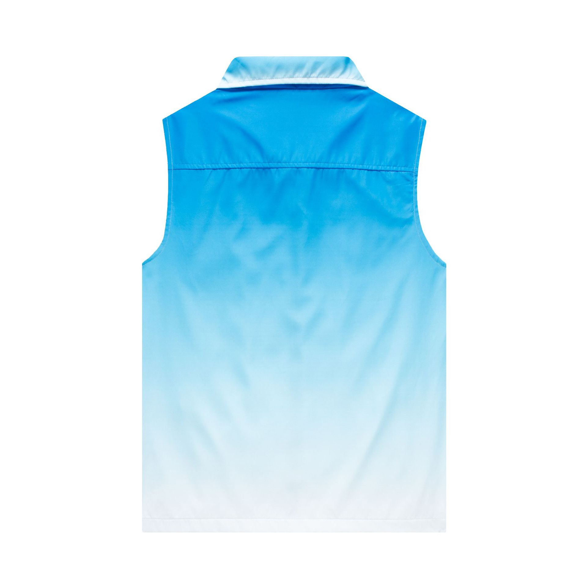 渐变色热转印志愿者活动工作服马甲定制超市广告宣传马夹定做logo