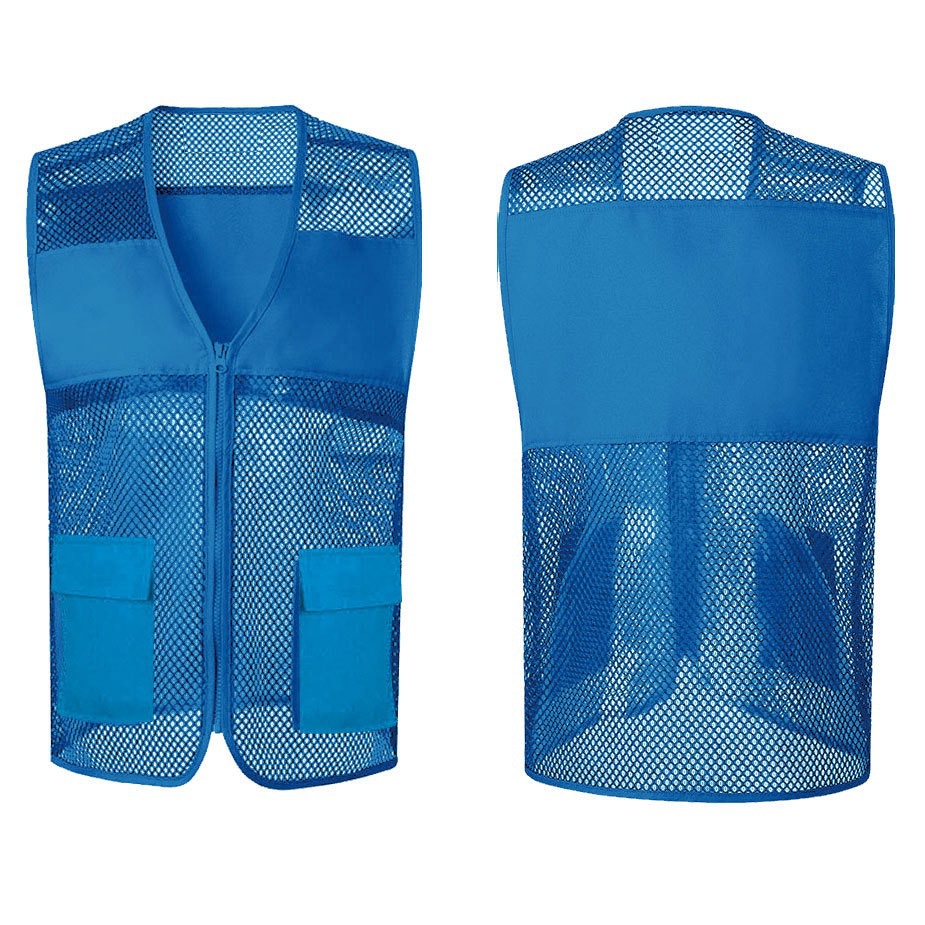 透气网状志愿者马甲定制义工网眼背心印logo网布活动马夹定做印字