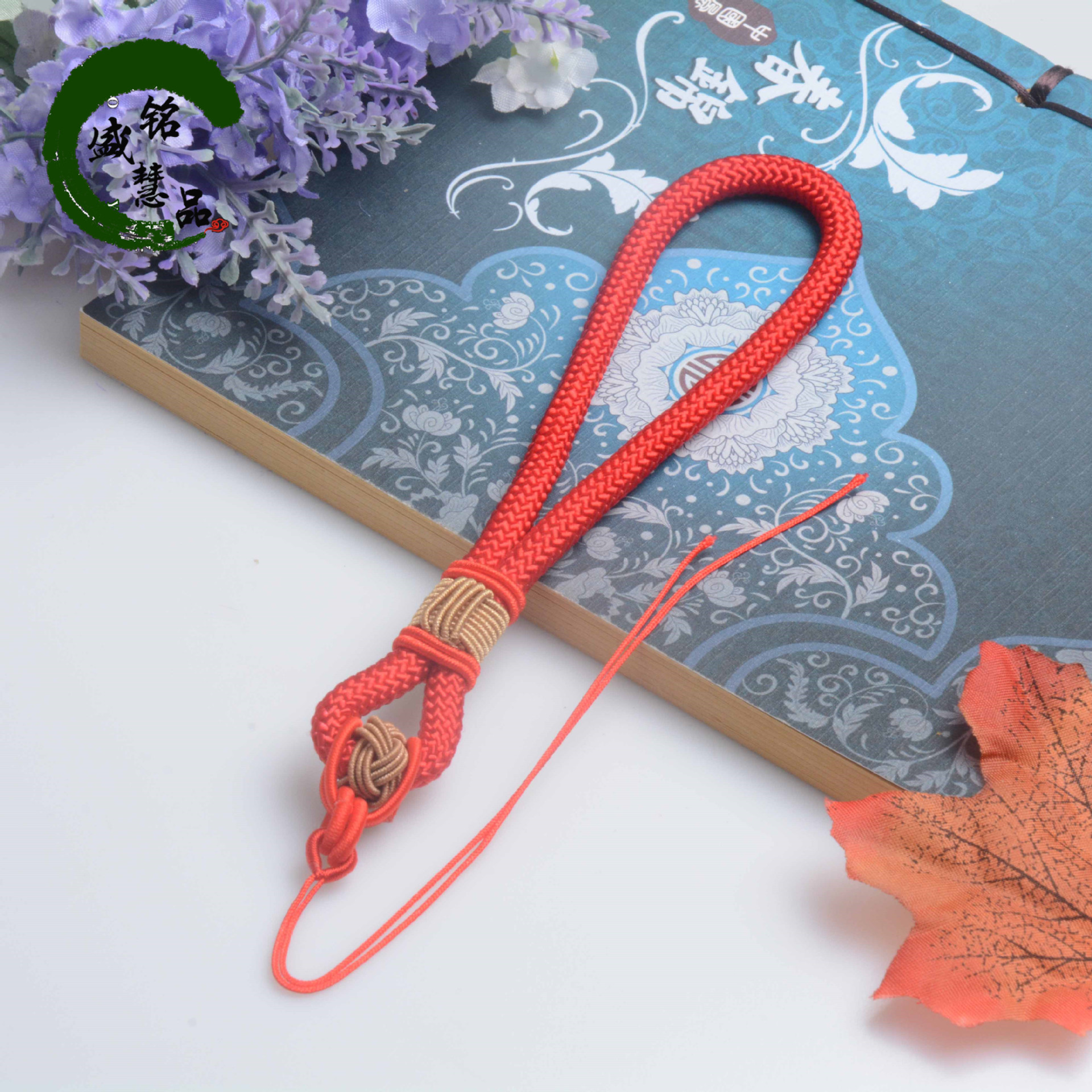 手把绳 diy手工编织檀木文玩粗款手玩件绳翡翠水晶弹弓失手绳批发