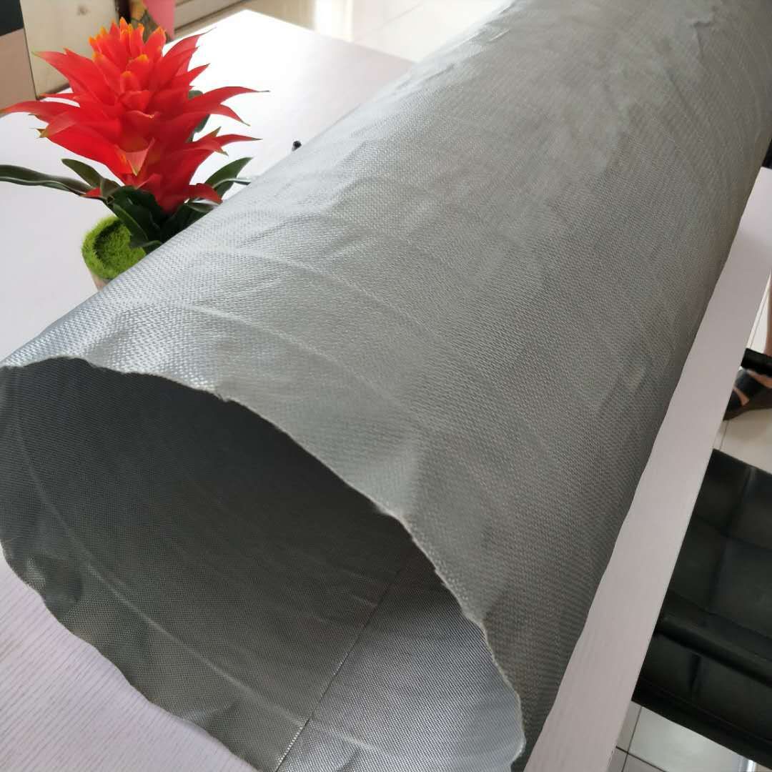 现货供应 硅钛合金防火布 夹钢丝硅胶布 双面硅胶布 风机软连接布