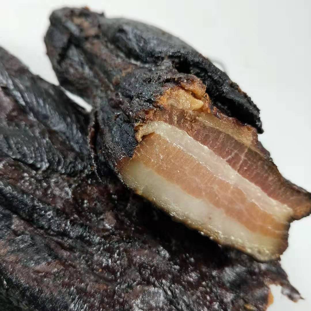 湘西土猪腊肉五花肉/湖南乡里柴火烟熏腊肉/咸肉盐腌腊肉肥瘦搭配