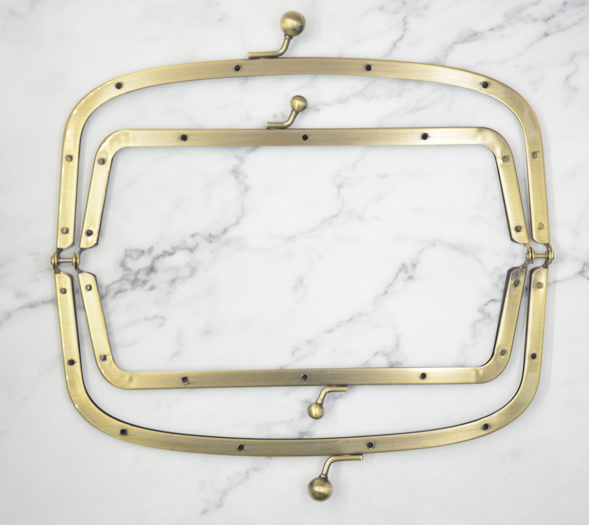 子母口金古铜 口金配件 化妆盒 宴会包 五金配件