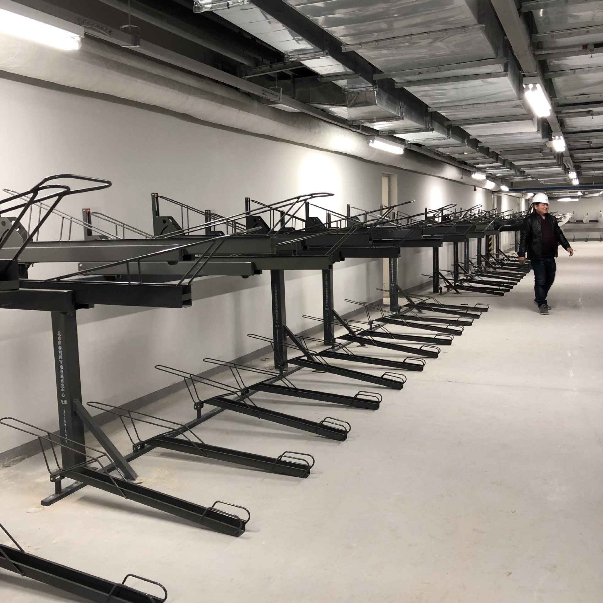 立体自行车停车架非机动车存放架 双层自行车架 立体自行车架