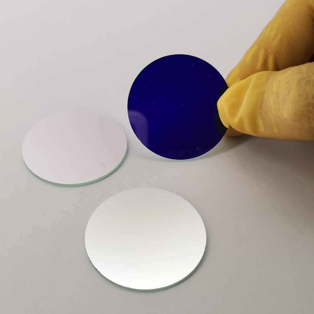 厂家定制透蓝光片440nm带通滤光片衰减片偏光片偏振片红外滤光片