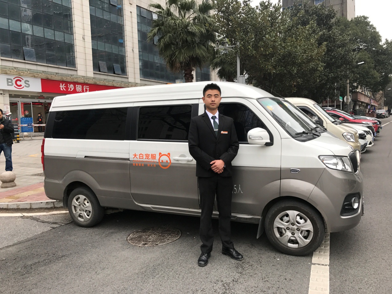 长沙宠物服务行业进一步细分,大白宠服专注宠物接送