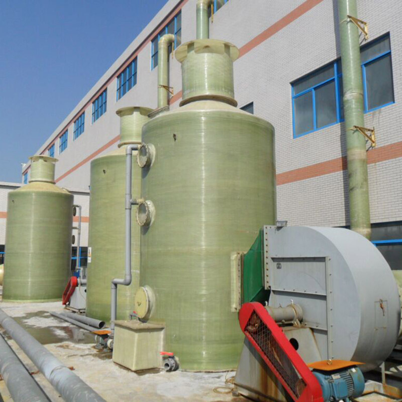 吸收塔玻璃钢尾气喷淋式环保降膜高温废气氨气酸气净化塔洗涤设备