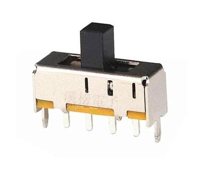 拨动开关立式三位单排 滑动开关3位单排 三档立式拨动开关单排