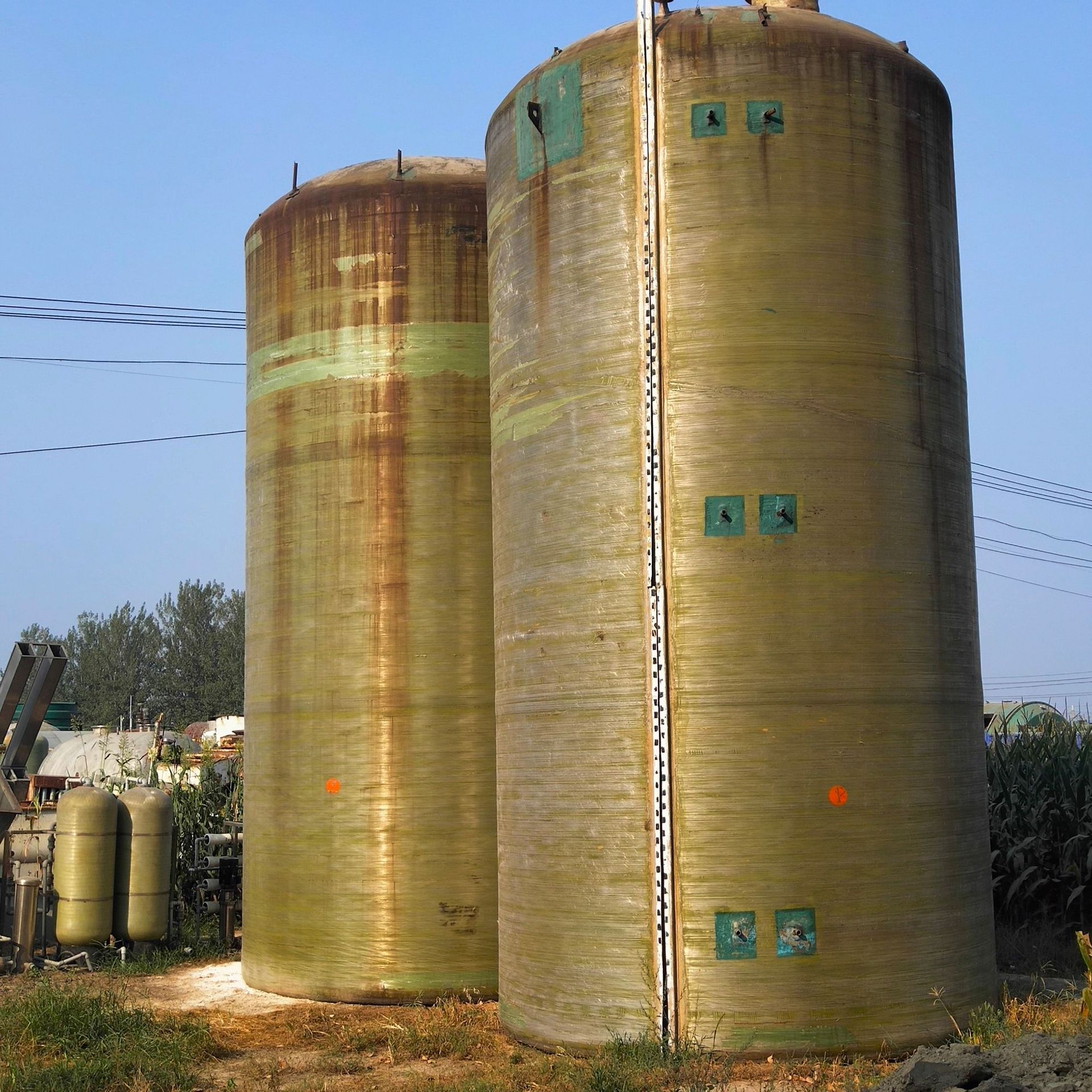 二手玻璃钢储罐玻璃钢容器卧式玻璃钢罐质量可靠价格合理