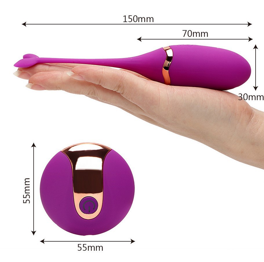 Usb Charging Wireless Remote Control Vibrator Fishtail Tadpole Wireless Remote Control Vibrator Sex Toys One-Piece Delivery