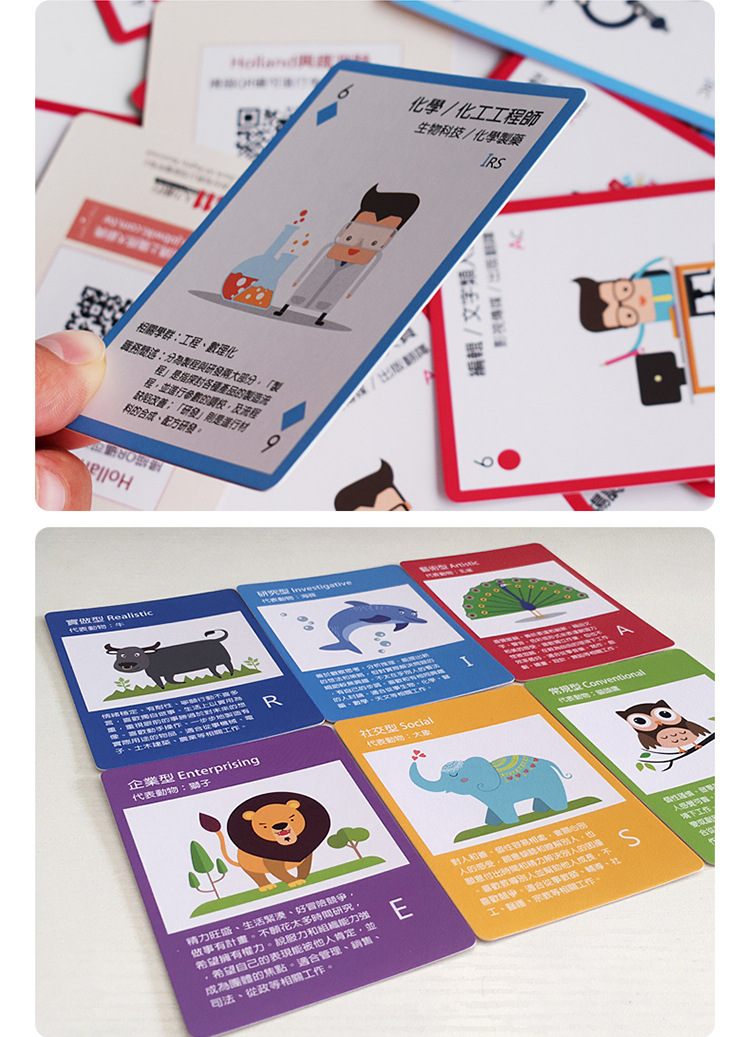525心理卡牌holland学职涯探索卡牌|金仁|联著 班级团体职涯引导