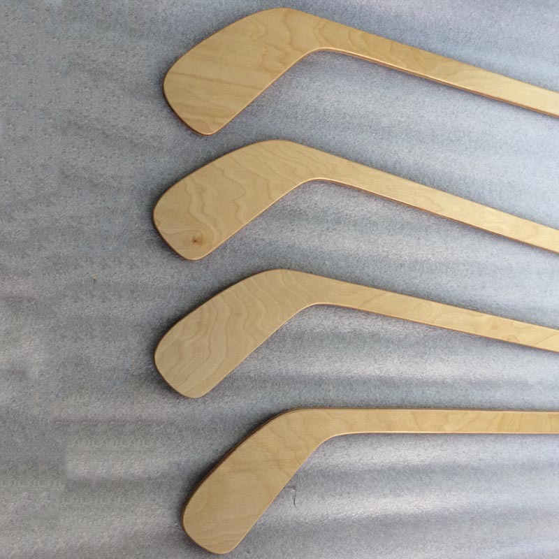 厂家批发冰上曲棍球杆木质冰球守门员球杆儿童成人用全木杆训练用