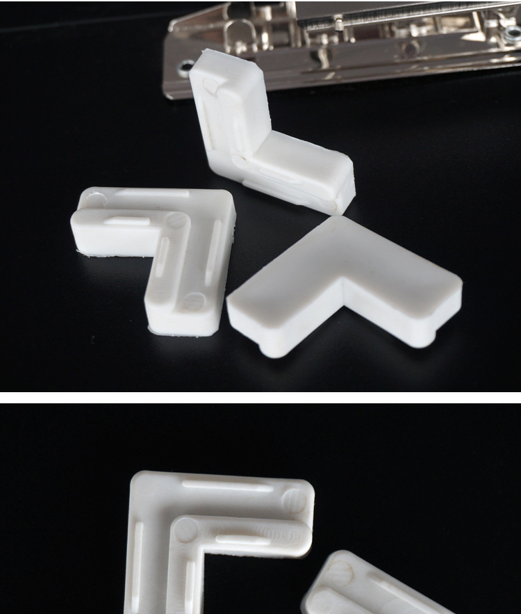 兴发2000纱角铝合金纱窗固定角内置纱角固定片纱窗配件厂家直销