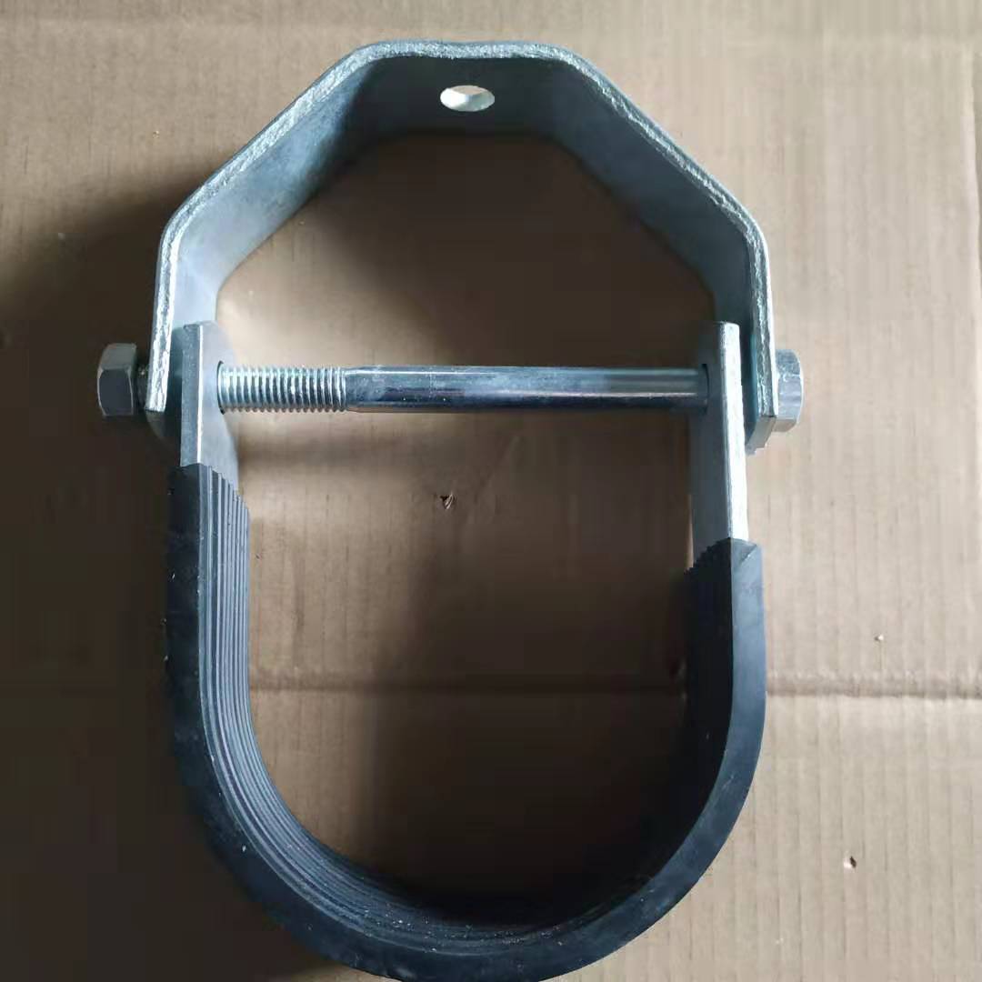 优质美标管管夹 管线安装吊环 吊扣 梨形抱 马蹄形吊环