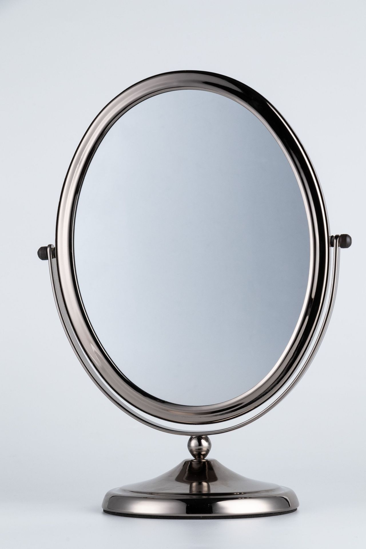 眼镜首饰珠宝店镜子柜台专用双面镜台式化妆试戴镜子看货镜道具