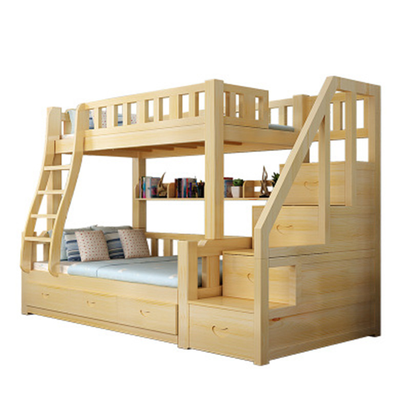 厂家定制实木子母床儿童成年上下两层床高低床母子上下铺床双层床