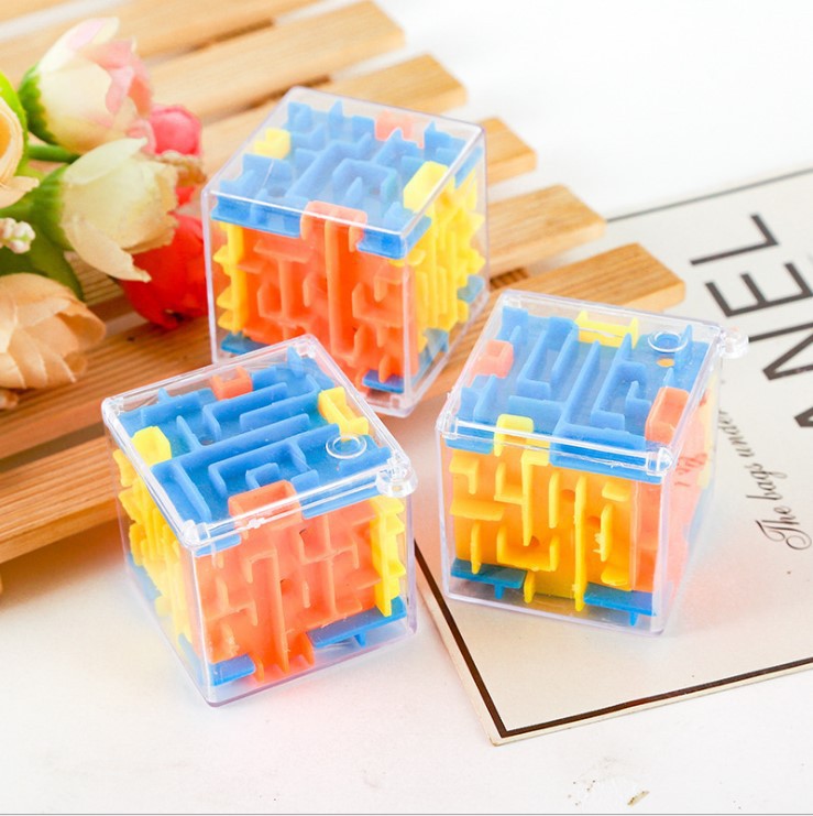 儿童益智早教玩具 透明3d走珠立体迷宫弹珠 成人智力减压魔方玩具