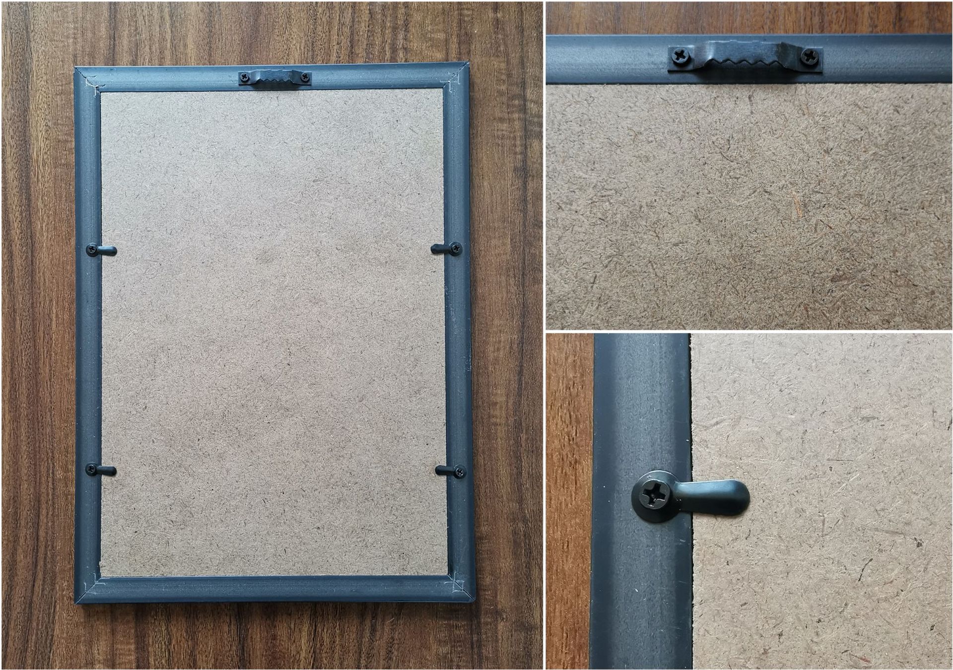 现货大容量400pcs相框锯齿挂钩背板压片组合套装画框安装配件盒装