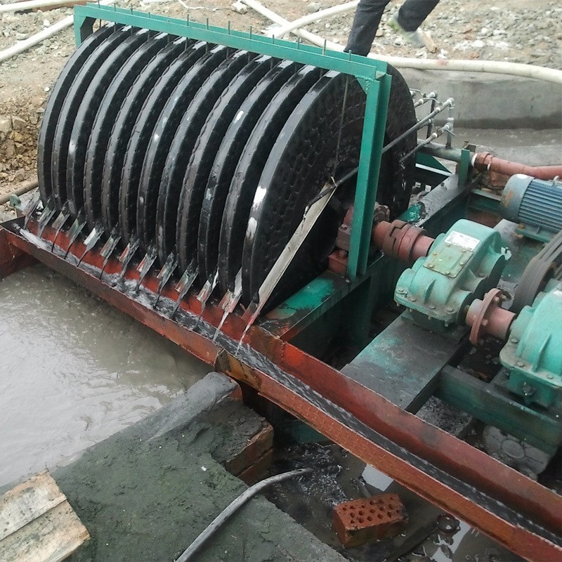 商家特供盘式磁选机 尾矿打捞机 铁粉回收机厂家