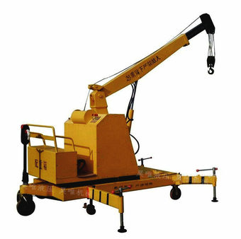 顶擎牌液压自行走小吊车   额定载重1.5吨吊车