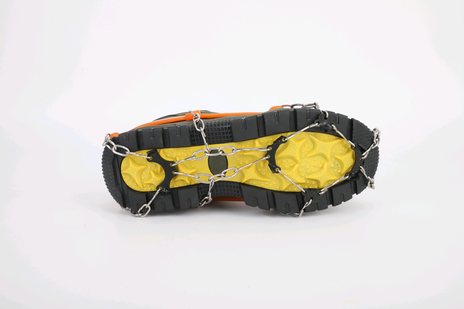 junli/峻立 八齿冰爪锰钢防滑鞋套雪地冰地湿地泥地8齿防滑链