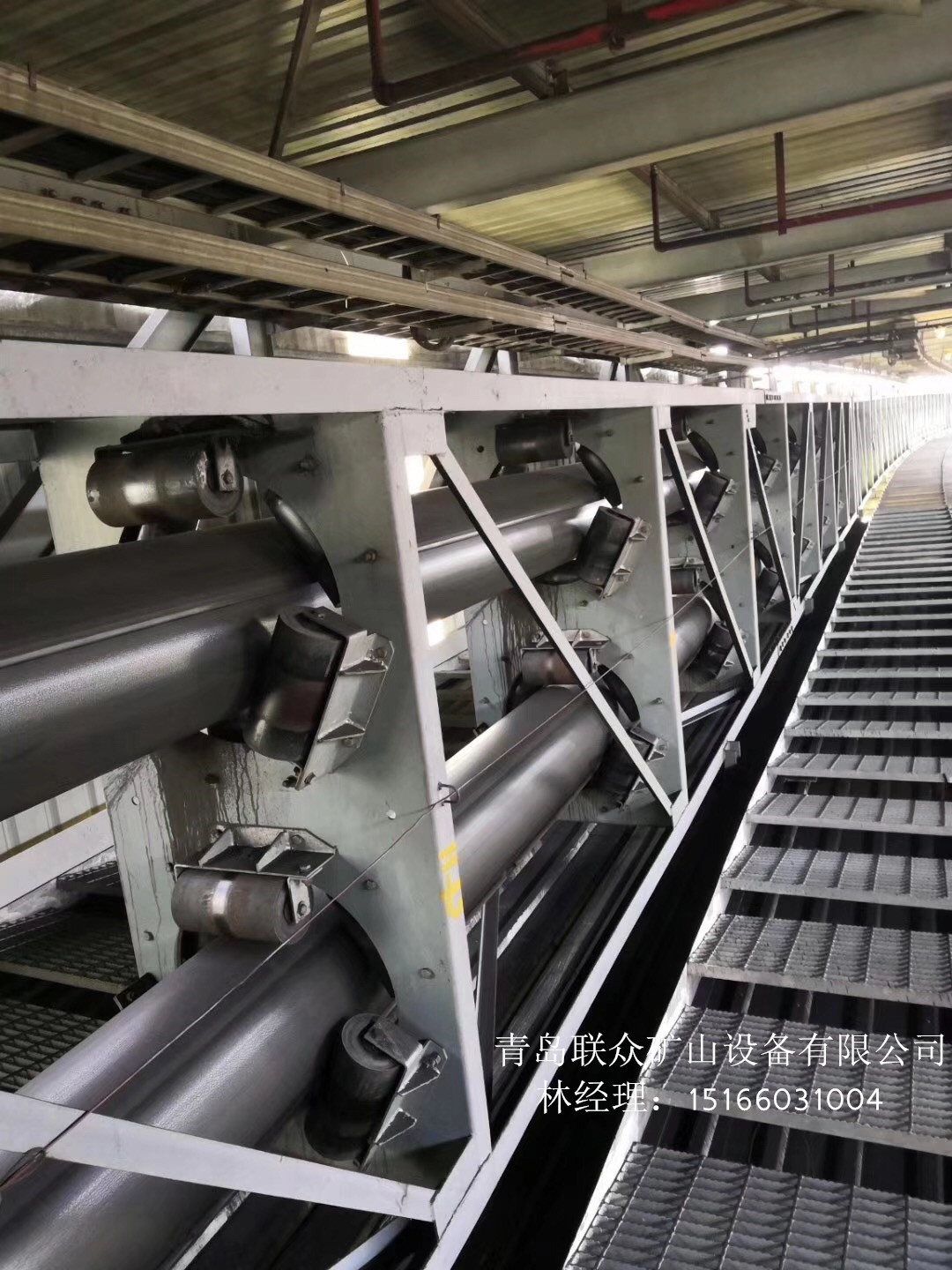 管状带式输送机圆管状输送机散装物料密闭运输机管带机