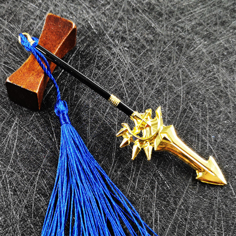 校园周边王者兵器 合金武器荣耀12cm 诸葛亮刘备曹操游戏兵器模型