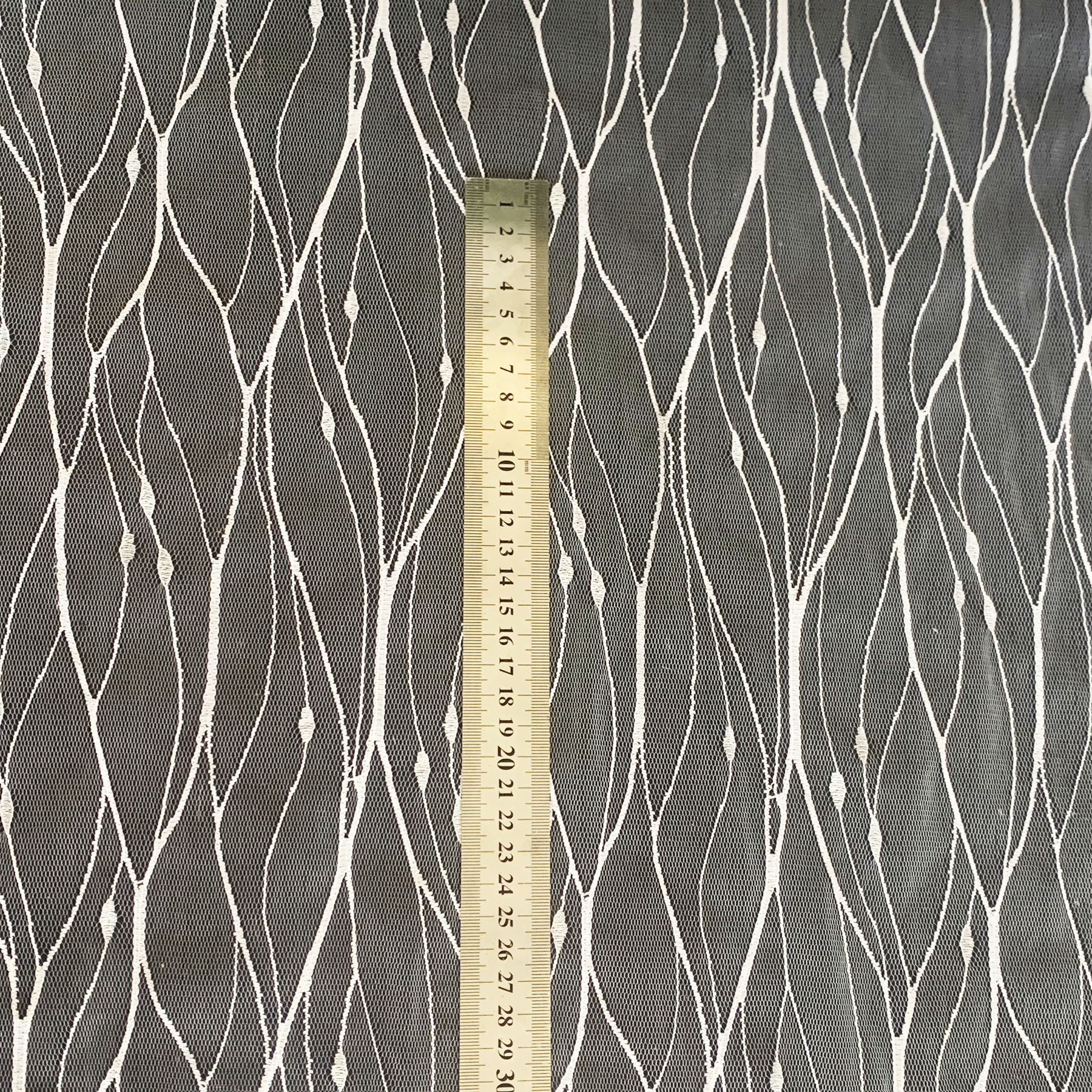 厂家现货 闪电纹波浪纹网纱网眼布蕾丝面料