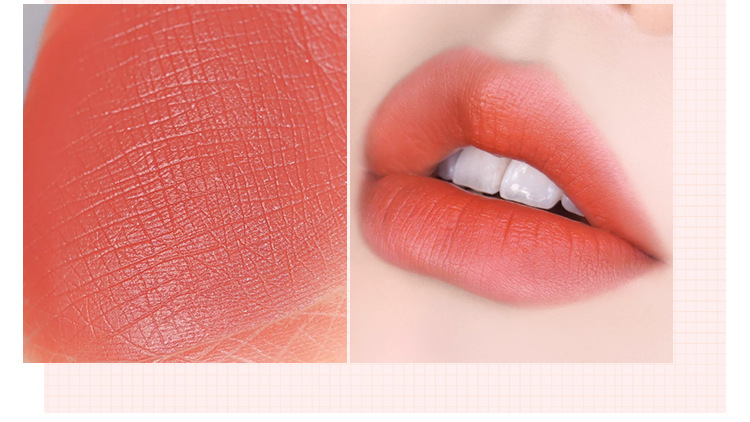 恒芳细管口红套装哑光雾面红丝绒色血橙色唇膏4支装持久不脱妆