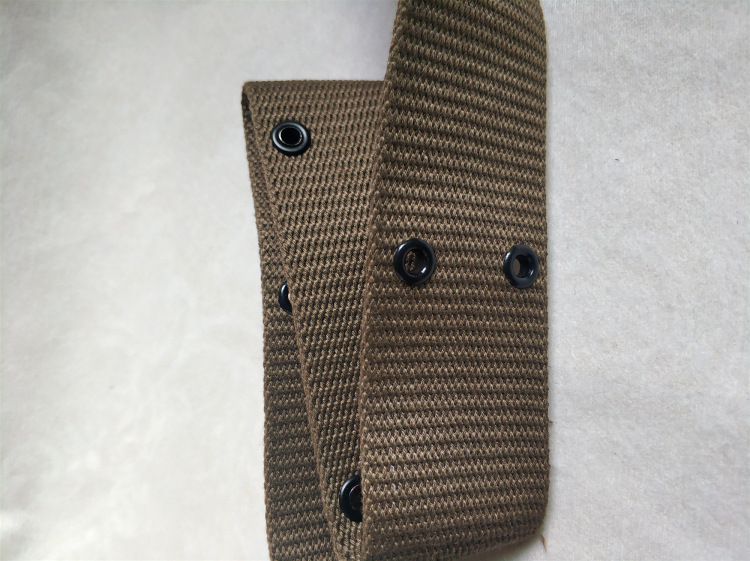 批发07编织外腰带学生军训户外战术腰带保安作训涤棉腰带厂家直销