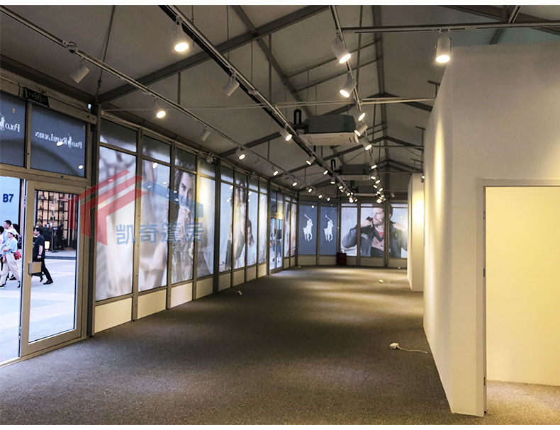 直供玻璃篷房户外透明玻璃展厅蓬房玻璃幕墙展示大棚透明玻璃帐篷