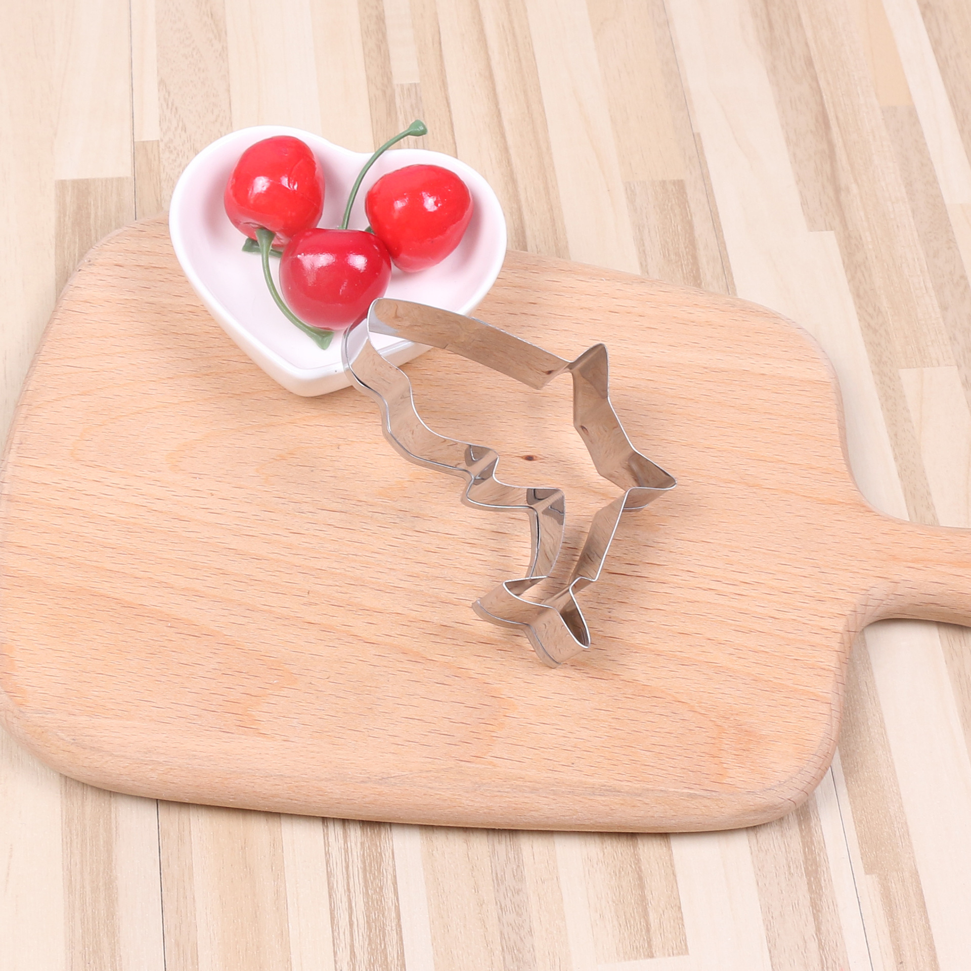 不锈钢饼干模具 卡通鲨鱼切模 馒头面皮工具 糖霜饼干模