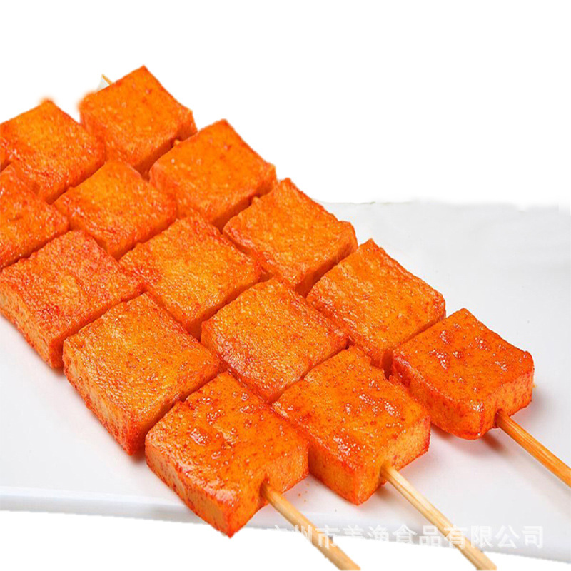 吉烧大串豆腐串千叶豆腐串油炸铁板烧烧烤小吃食材8包20串件